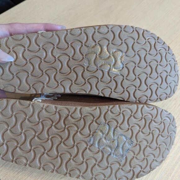 Women's Jamie Embroidered Slide Footbed Clogs Cognac - Picture 4 of 6